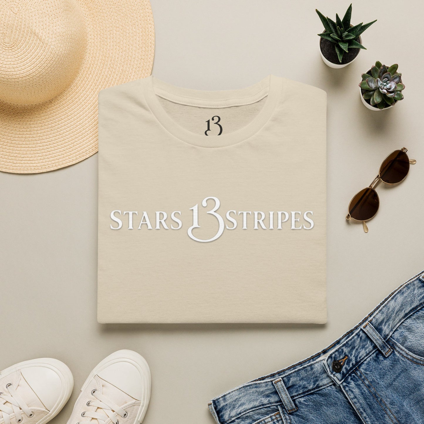 Arlington Soldier, Stars13stripeS Embossed T-Shirt