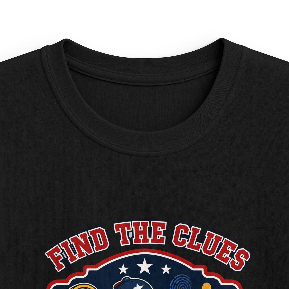 Kids Detective Adventure T‑Shirt — "Find the Clues" Mystery Game Design