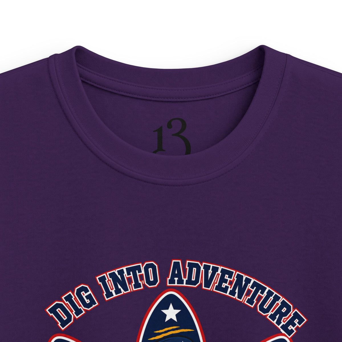 Kids T-Shirt - "Dig Into Adventure: Discover America" Patriotic Eagle Tee
