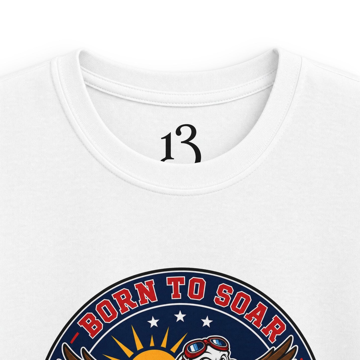 Kids Tee - "Born to Soar Built for Adventure" Eagle Graphic