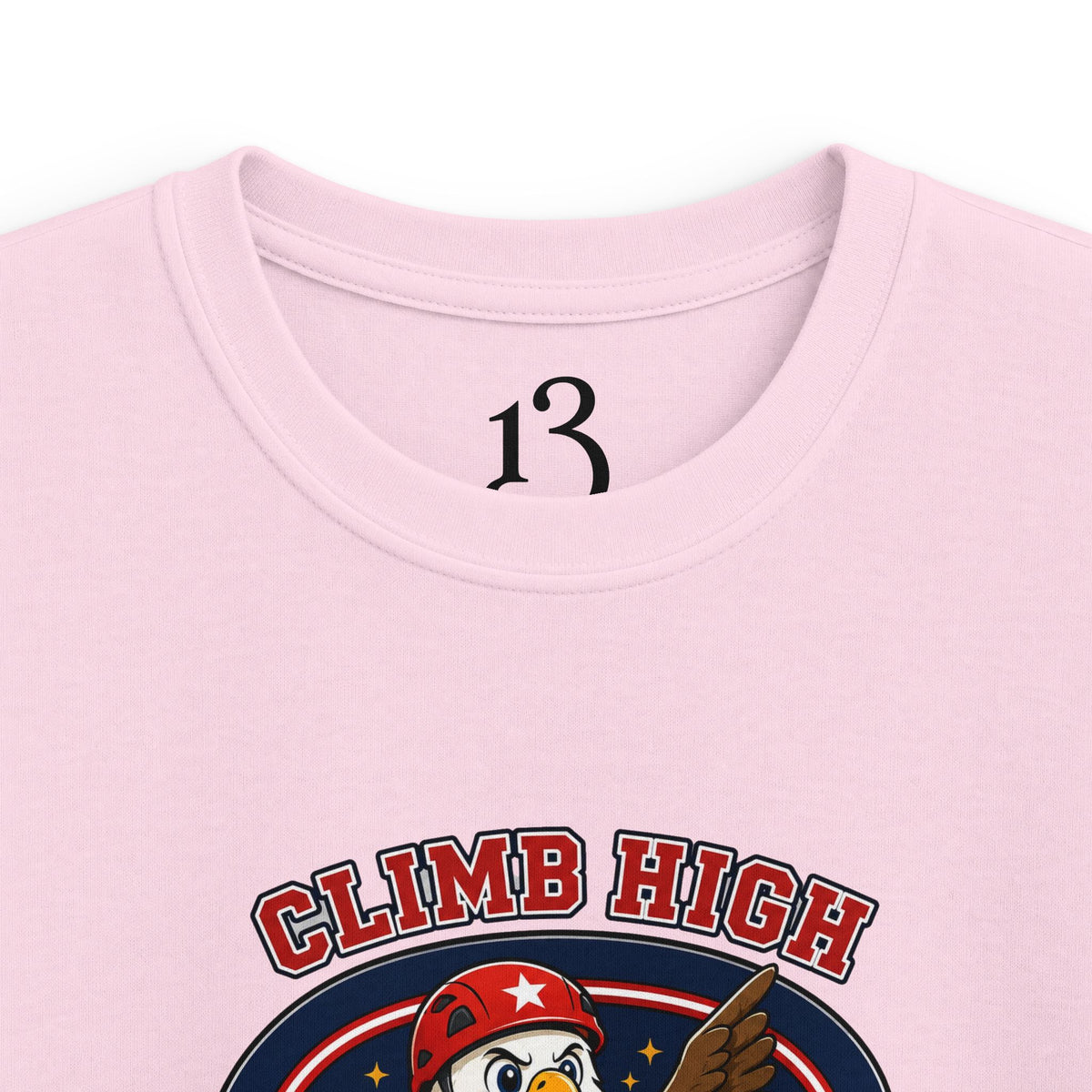 Kids T-Shirt – “Climb High, Dream Big” Adventure Graphic Tee