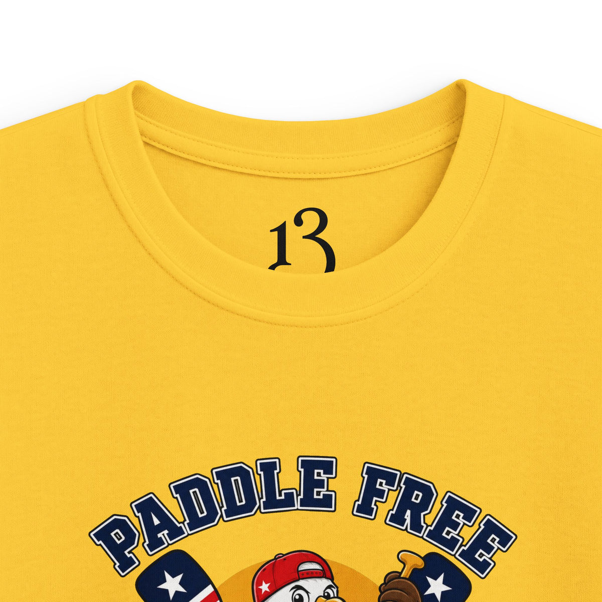 Paddle Kids Tee — "Paddle Free" USA Lake Crew Shirt
