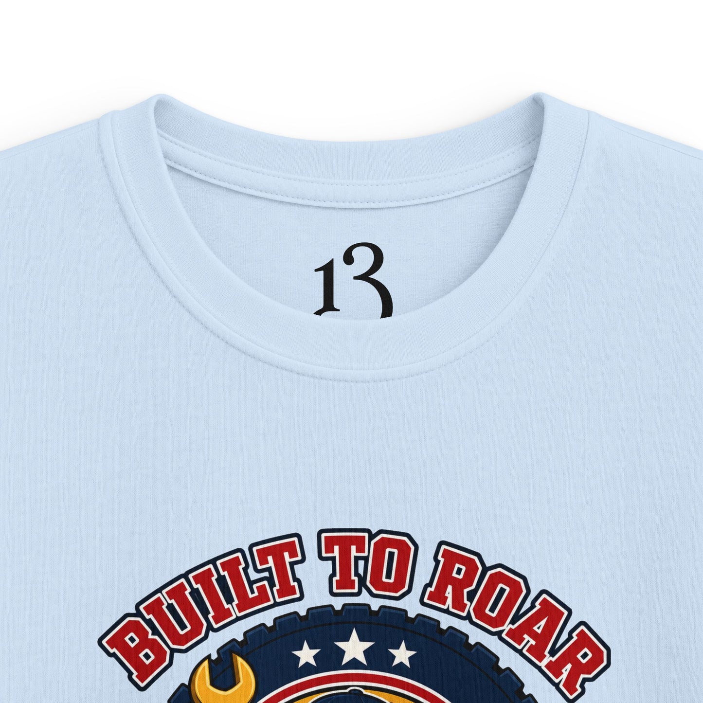 Kids Tee — "Born to Roar" USA Gator Crew Patriotic Cartoon T-Shirt
