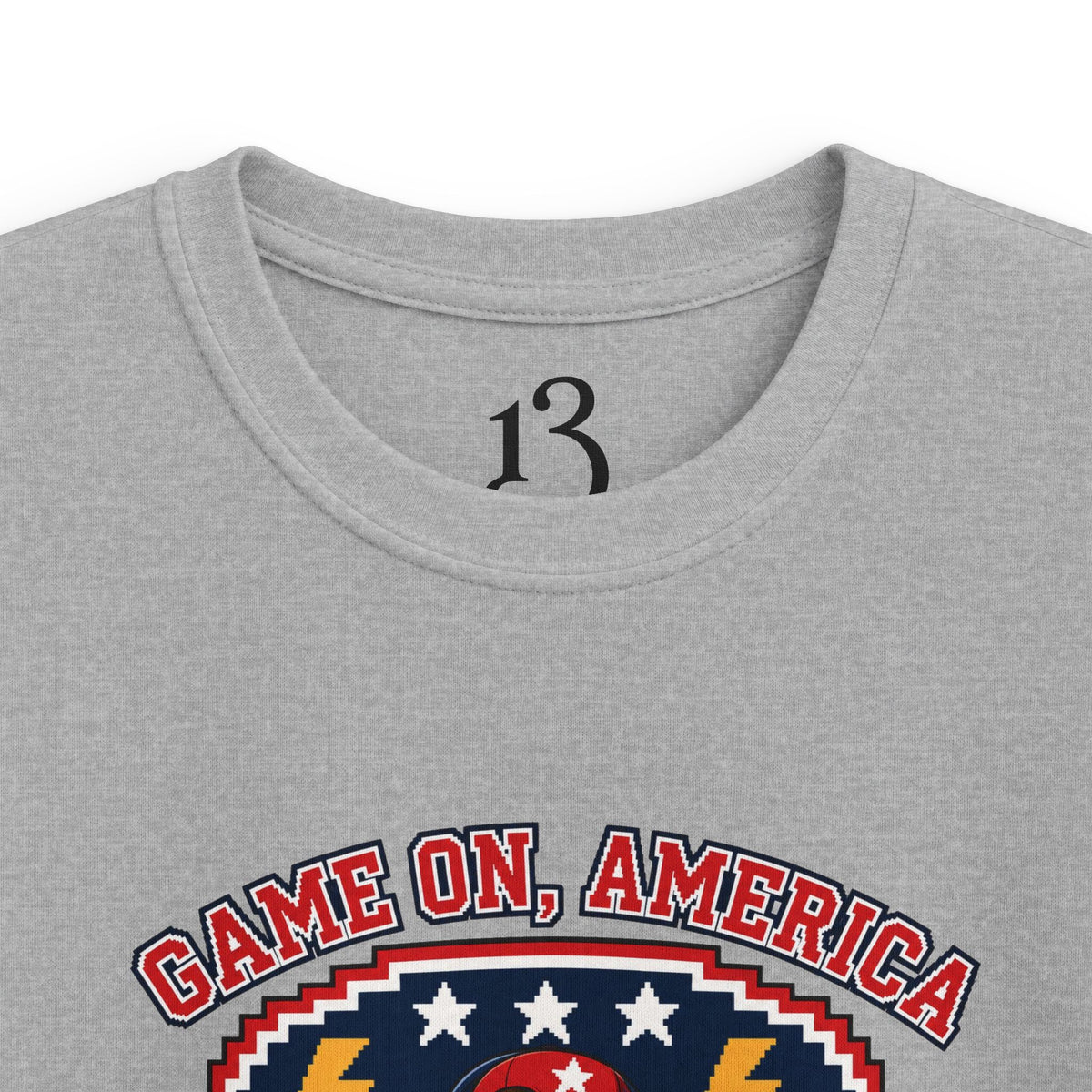 Kids Tee — 'Game On, America' Eagle Arcade Graphic Shirt