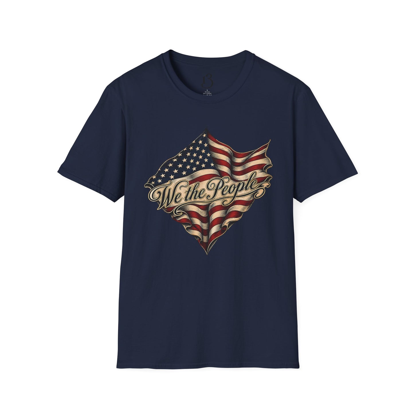 We the People Flag T-Shirt — Vintage American Patriotic Tee
