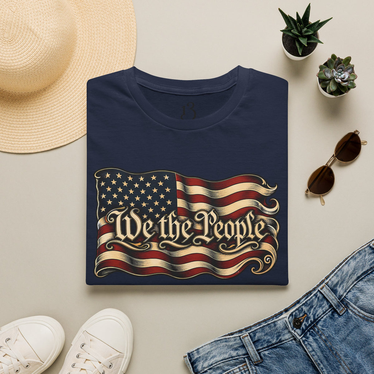 We the People American Flag T‑Shirt
