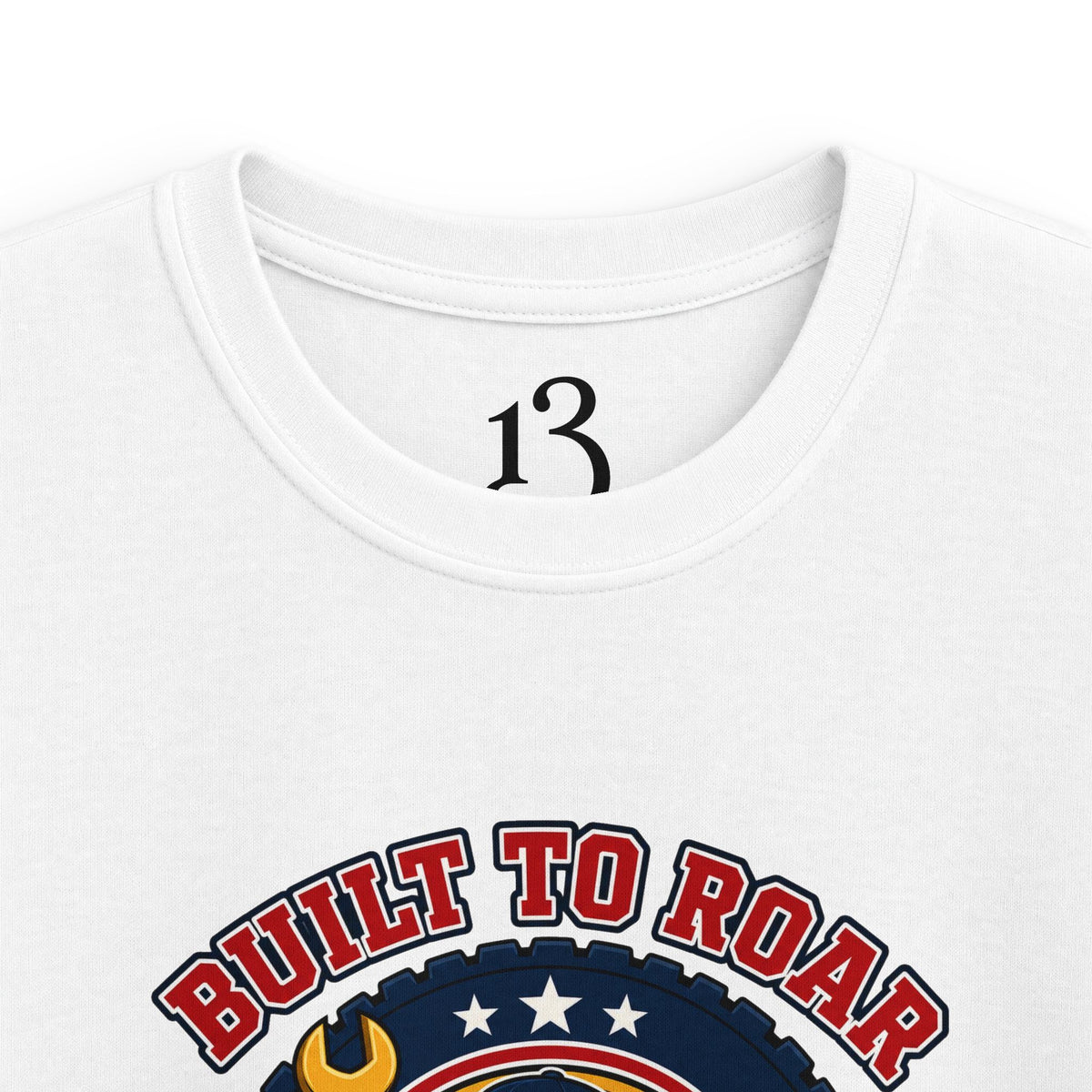 Kids Tee — "Born to Roar" USA Gator Crew Patriotic Cartoon T-Shirt