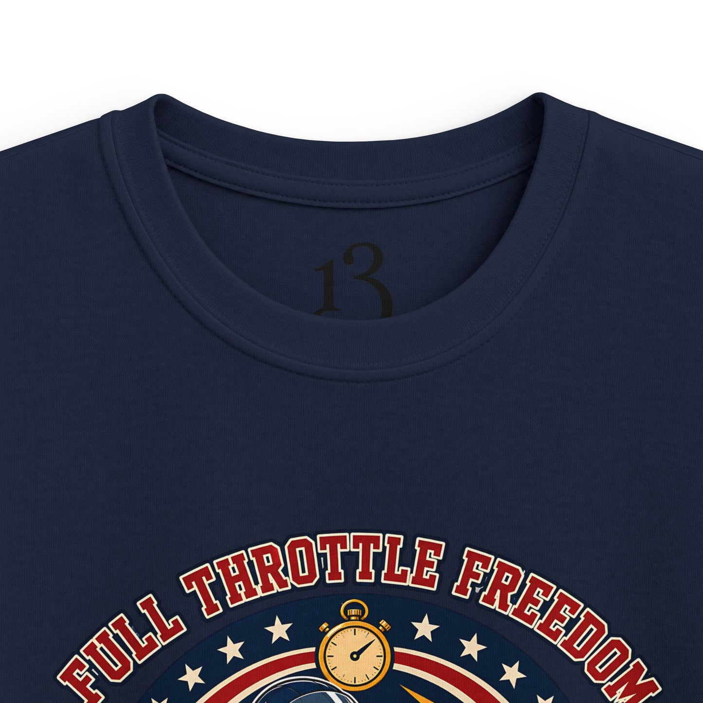 Kids Tee — 'Full Throttle Freedom' Go-Kart Racing Shirt