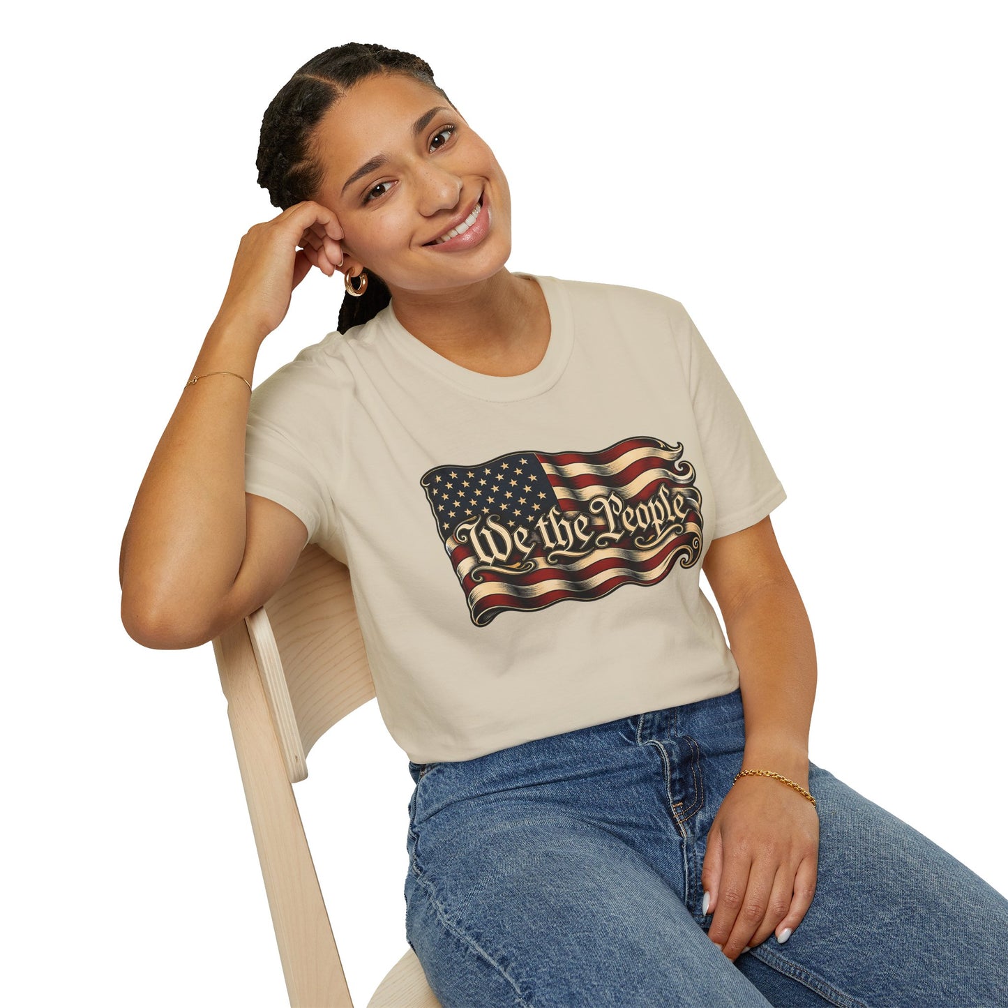 We the People American Flag T‑Shirt