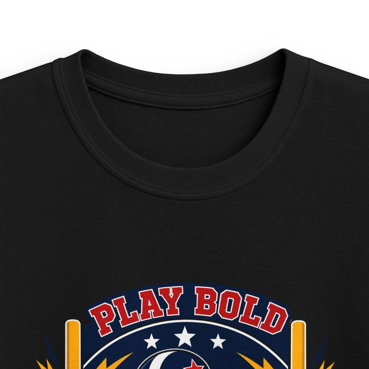 Kids Football Tee — "Play Bold: Freedom League" Retro Mascot Shirt