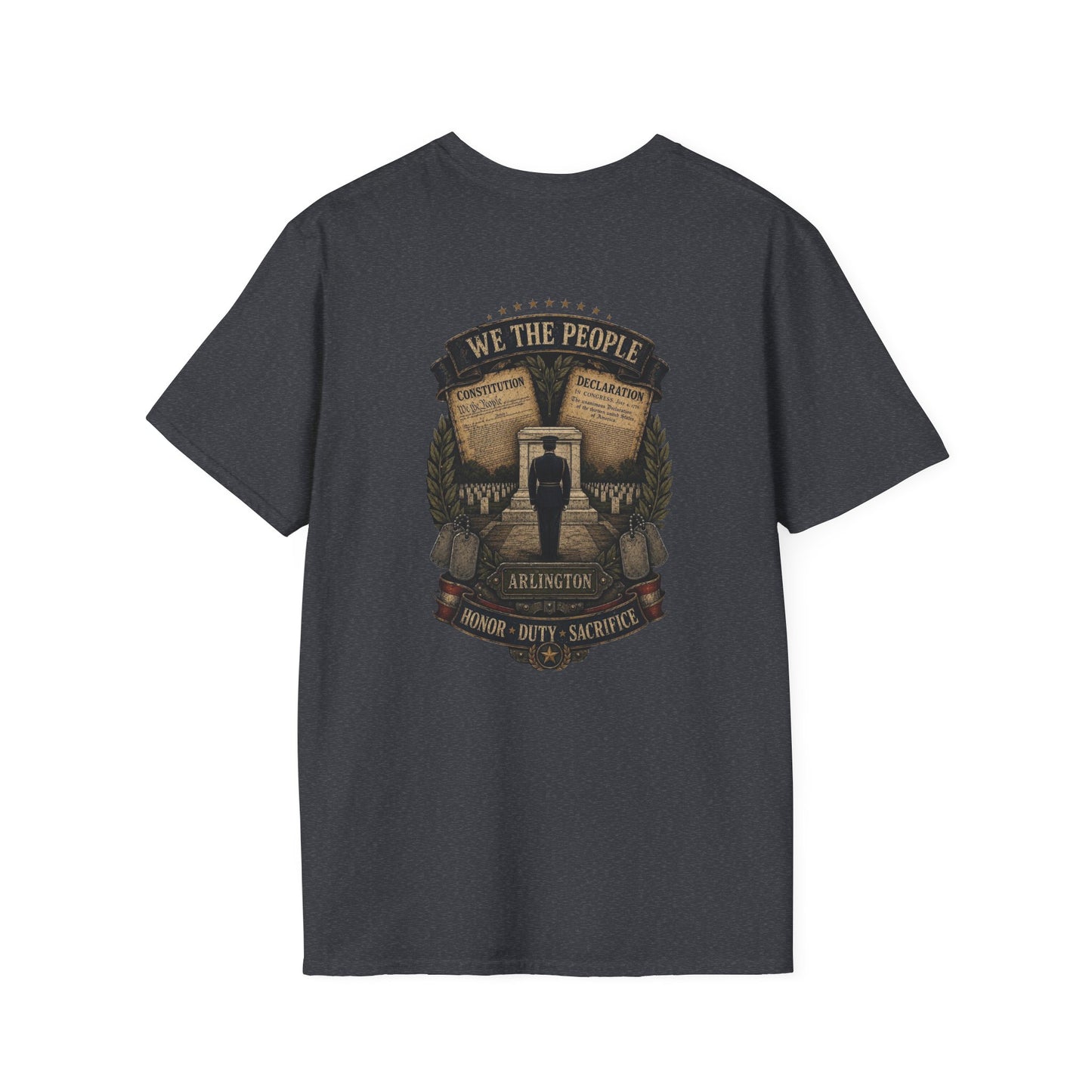 Arlington Soldier, Stars13stripeS Embossed T-Shirt