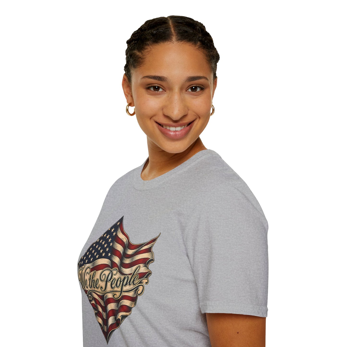 We the People Flag T-Shirt — Vintage American Patriotic Tee
