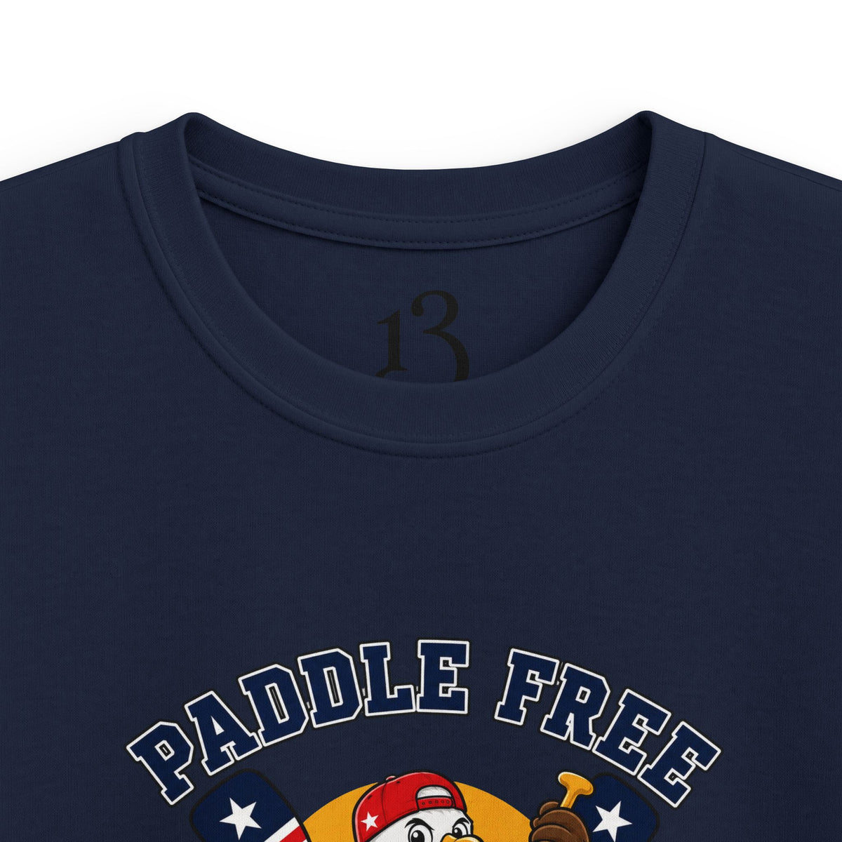 Paddle Kids Tee — "Paddle Free" USA Lake Crew Shirt