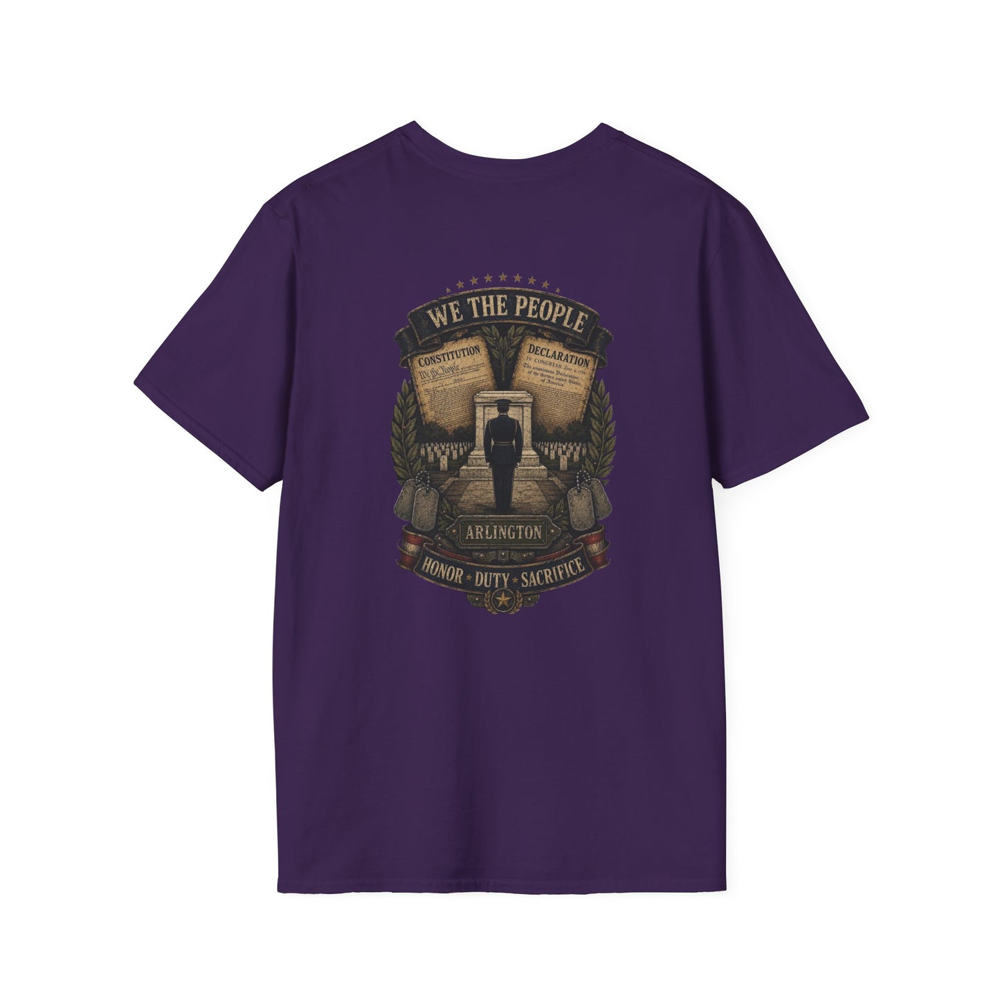Arlington Soldier, Stars13stripeS Embossed T-Shirt