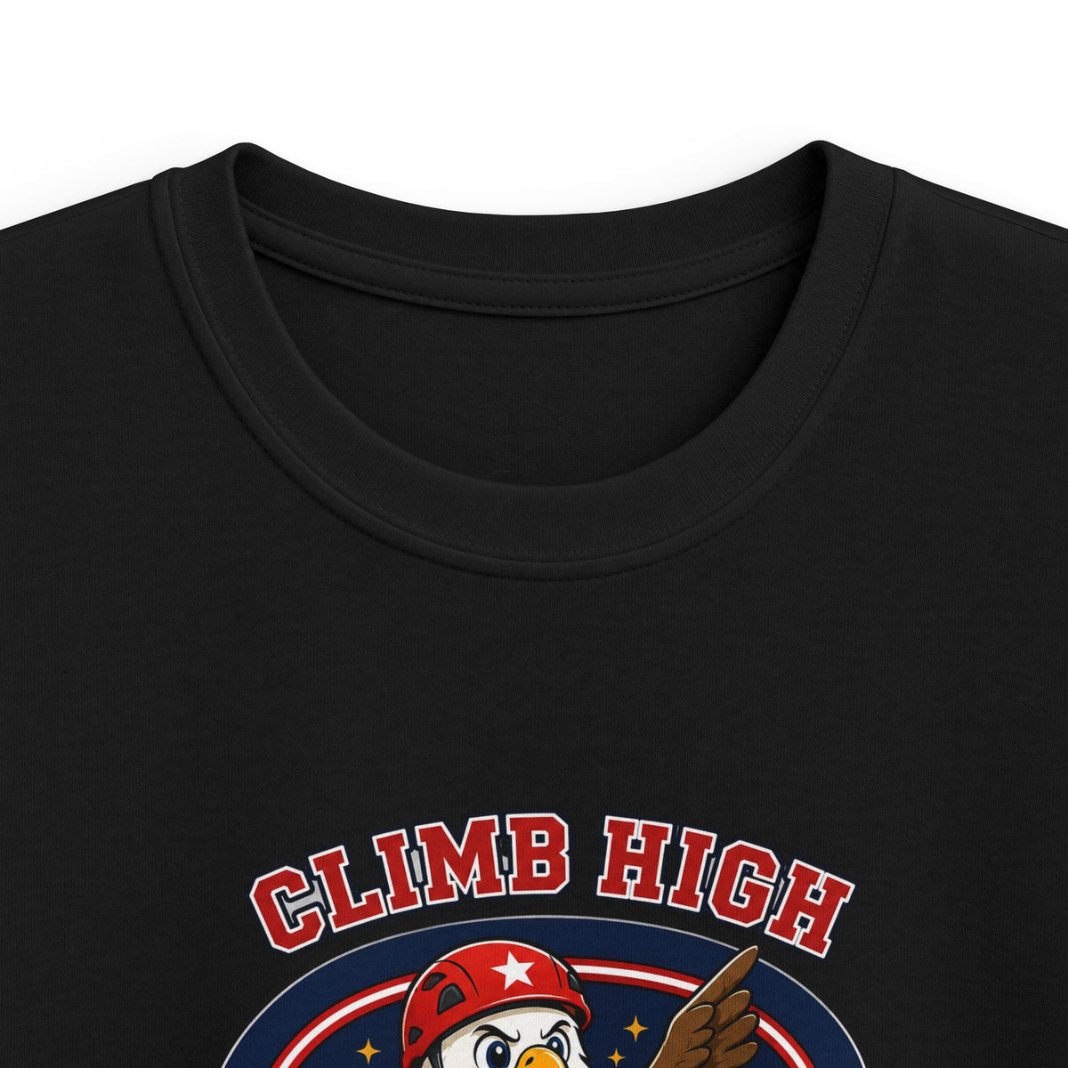 Kids T-Shirt – “Climb High, Dream Big” Adventure Graphic Tee
