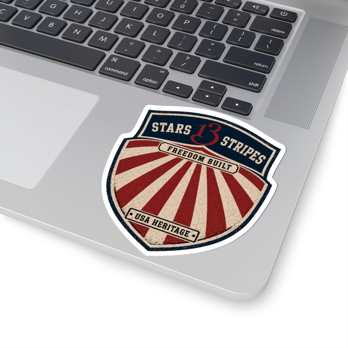 Vintage 'Stars13stripeS' Kiss-Cut Sticker — Freedom Built USA Heritage