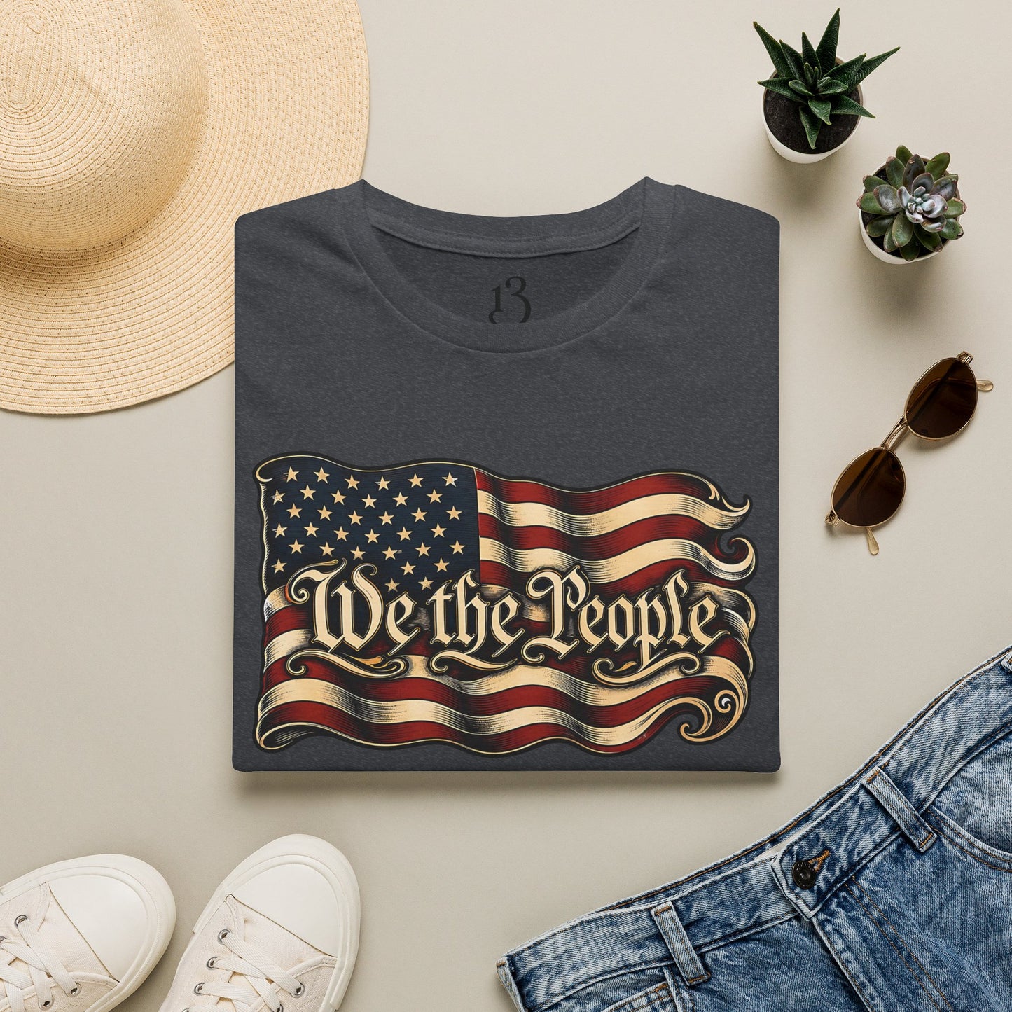 We the People American Flag T‑Shirt