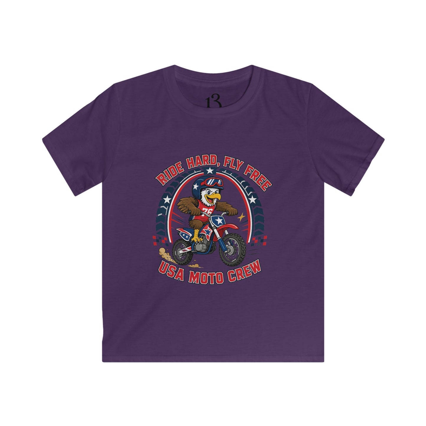Kids Moto Tee — Born Racer, My Pride Dirt Bike Shirt