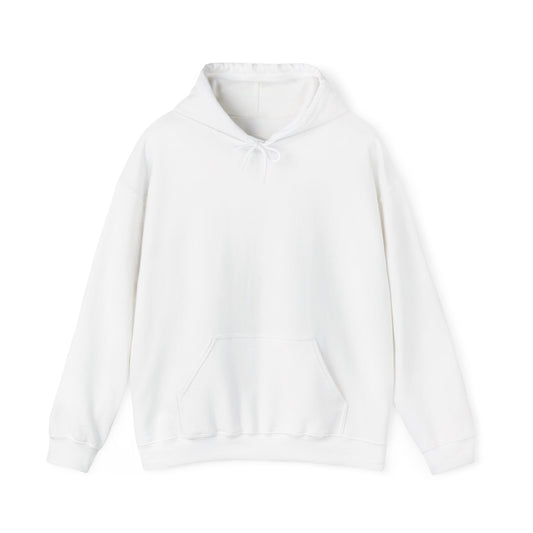 Classic White Hoodie — Blank Canvas Unisex Hooded Sweatshirt