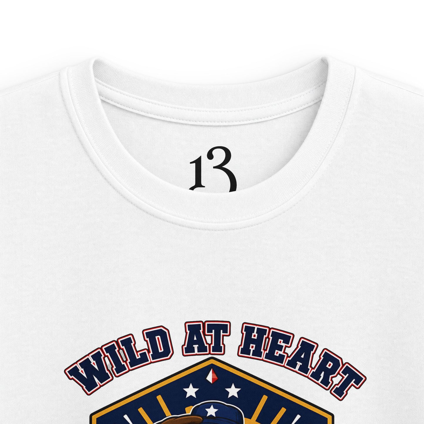 Kids Tee — "Wild at Heart, Ready to Be Free" Adventure Bear Graphic
