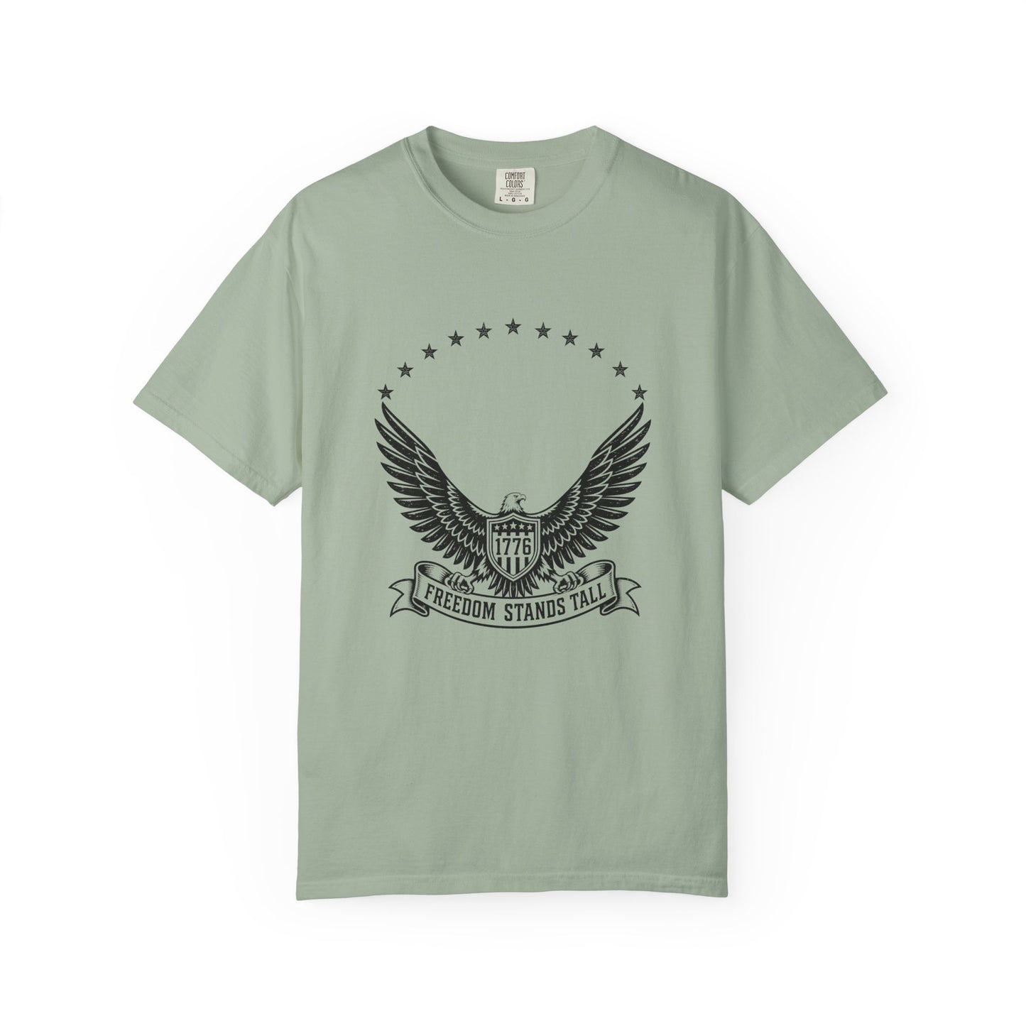 Freedom Stands Tall Eagle T-Shirt — 1776 Patriotic Tee