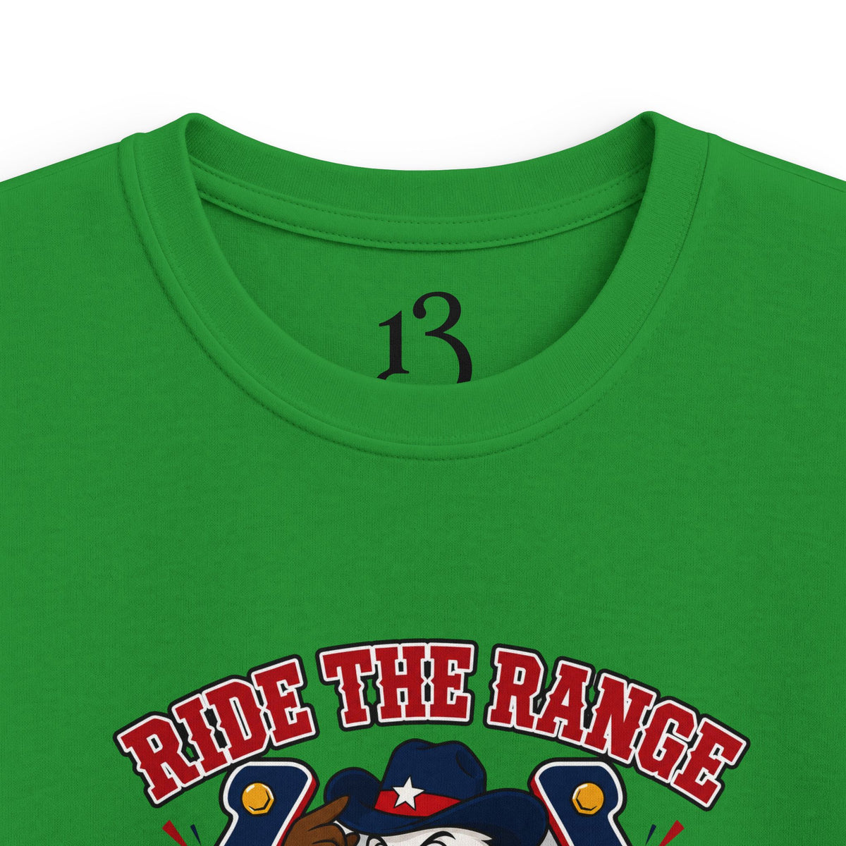 Kids T-Shirt - "Ride the Range Wild and Free" Cowboy Eagle Graphic