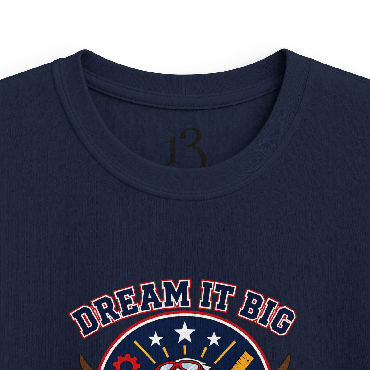 Kids Tee — "Dream It Big, Build The Future" Eagle Graphic
