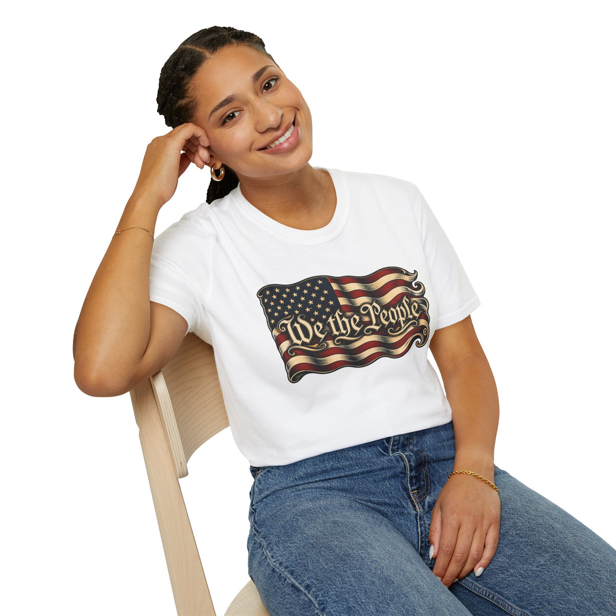 We the People American Flag T‑Shirt