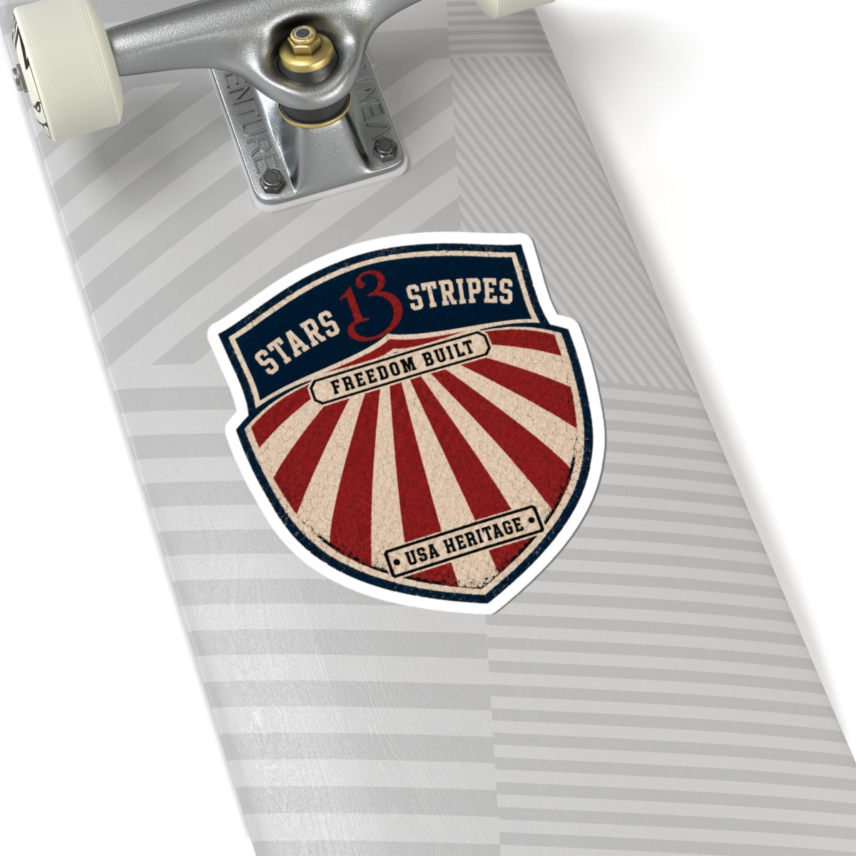 Vintage 'Stars13stripeS' Kiss-Cut Sticker — Freedom Built USA Heritage