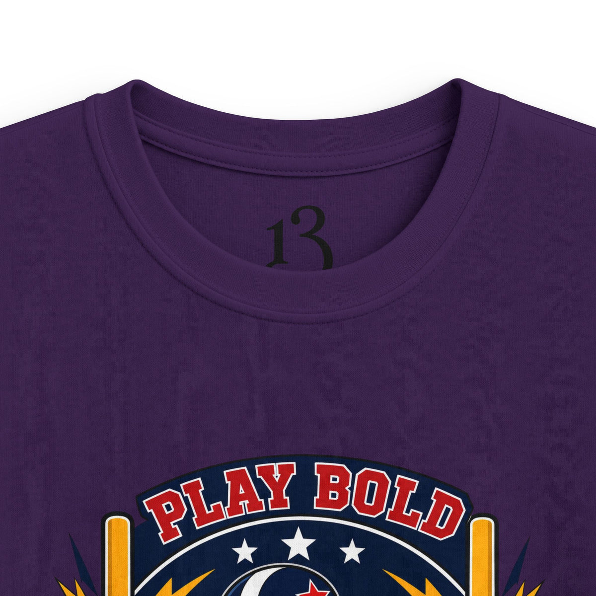 Kids Football Tee — "Play Bold: Freedom League" Retro Mascot Shirt