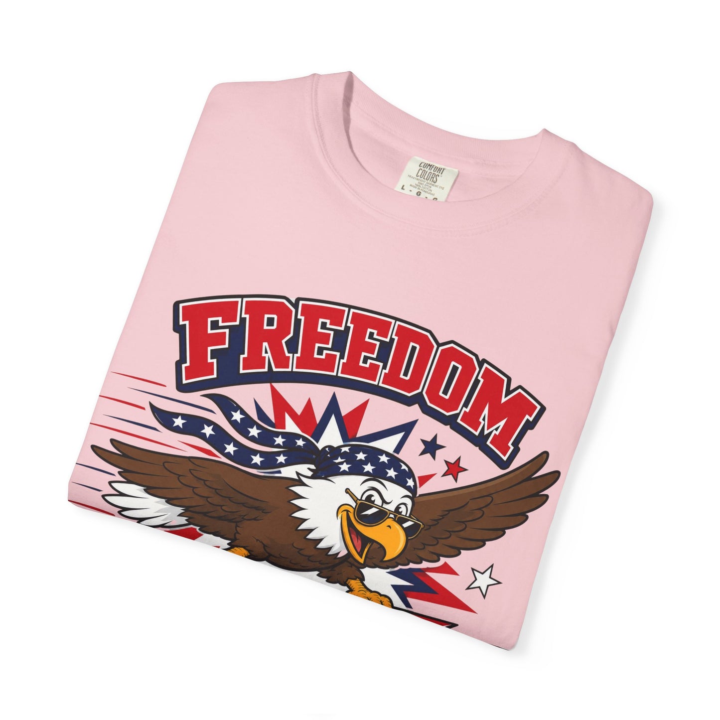 Freedom Flies Fast T-Shirt — Patriotic Eagle Graphic Tee
