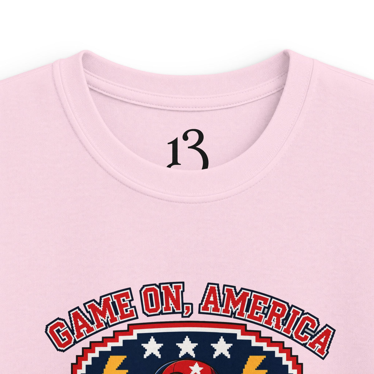 Kids Tee — 'Game On, America' Eagle Arcade Graphic Shirt
