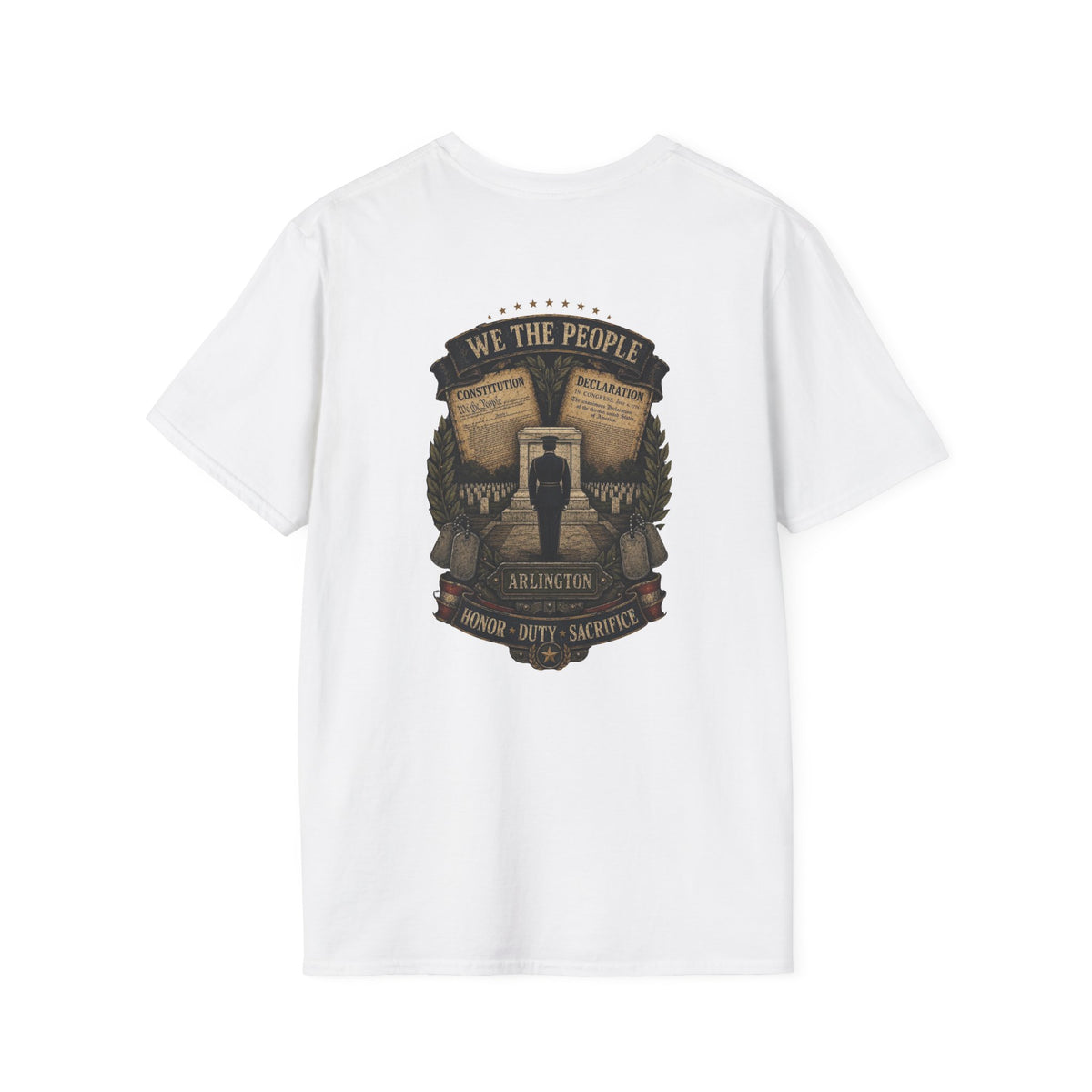 Arlington Soldier, Stars13stripeS Embossed T-Shirt