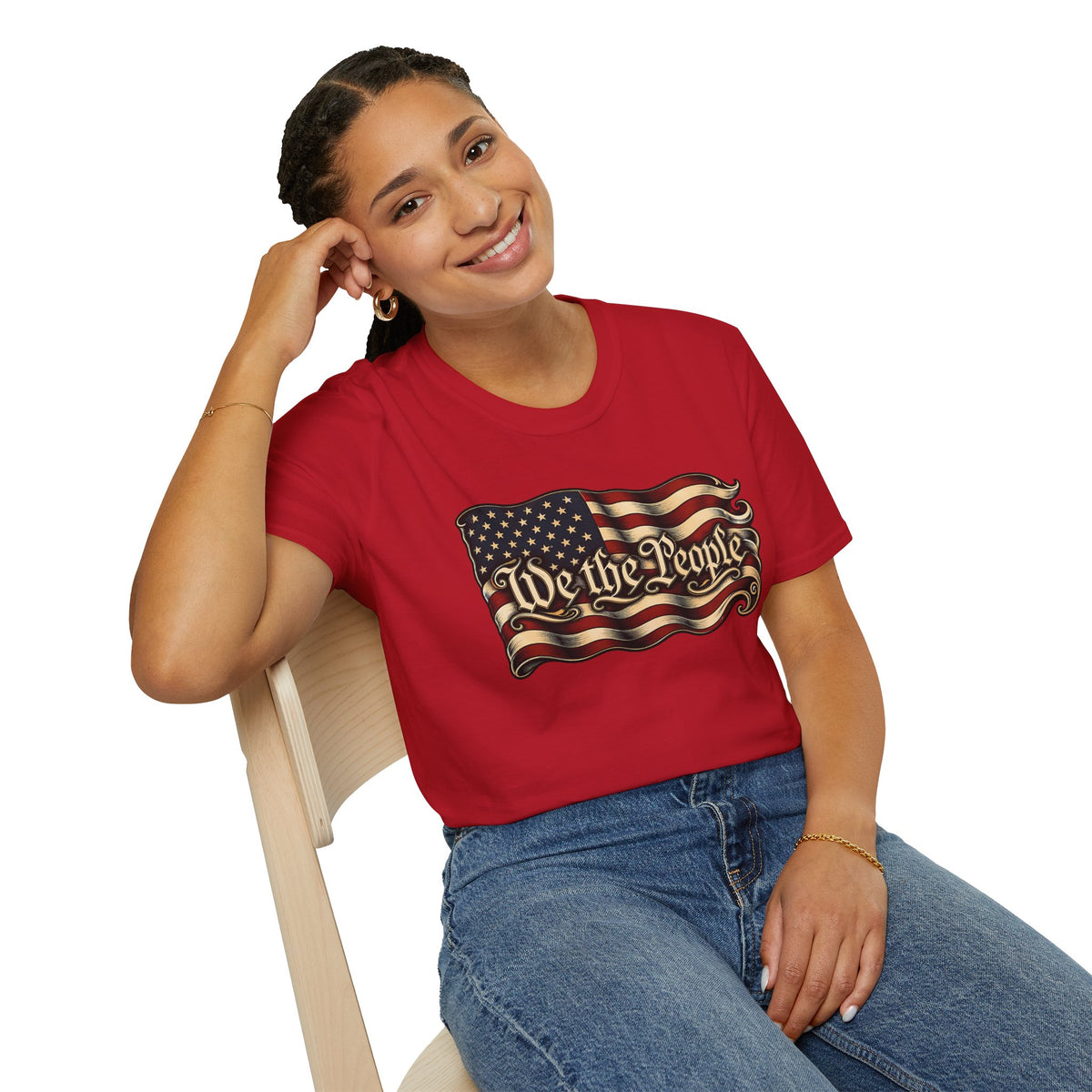 We the People American Flag T‑Shirt