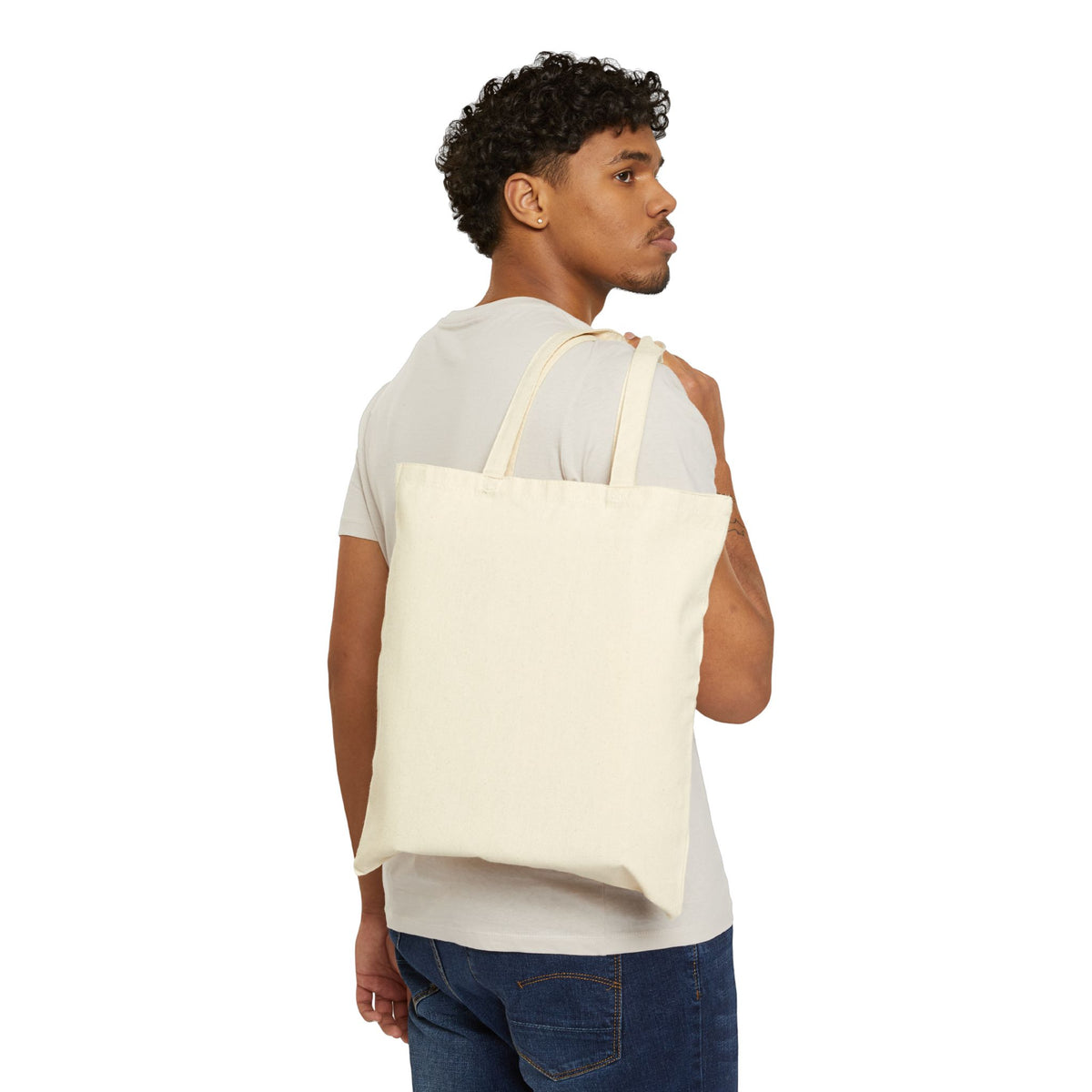 Tote Bag — "Built on Liberty" 250th Anniversary American Flag Cotton Canvas Tote