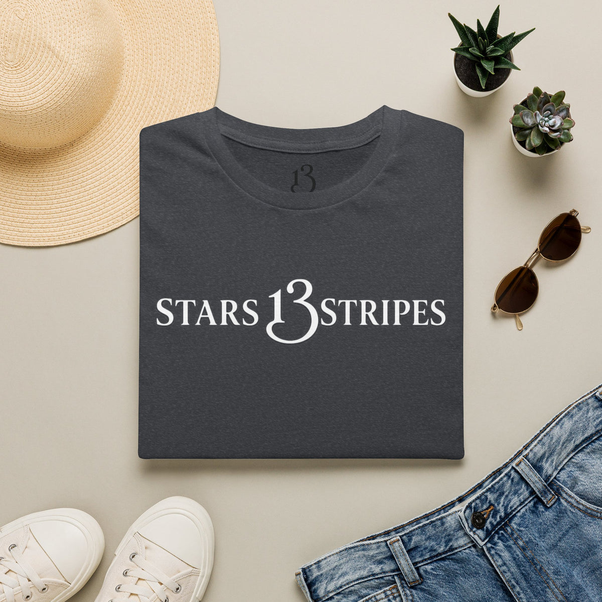 Arlington Soldier, Stars13stripeS Embossed T-Shirt