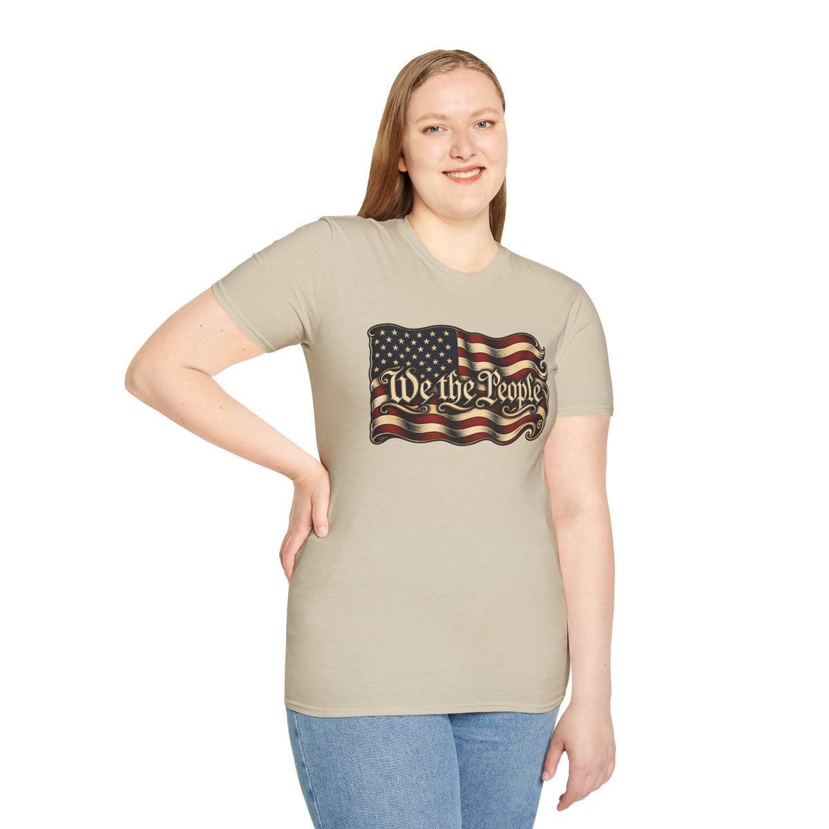 We the People American Flag T‑Shirt