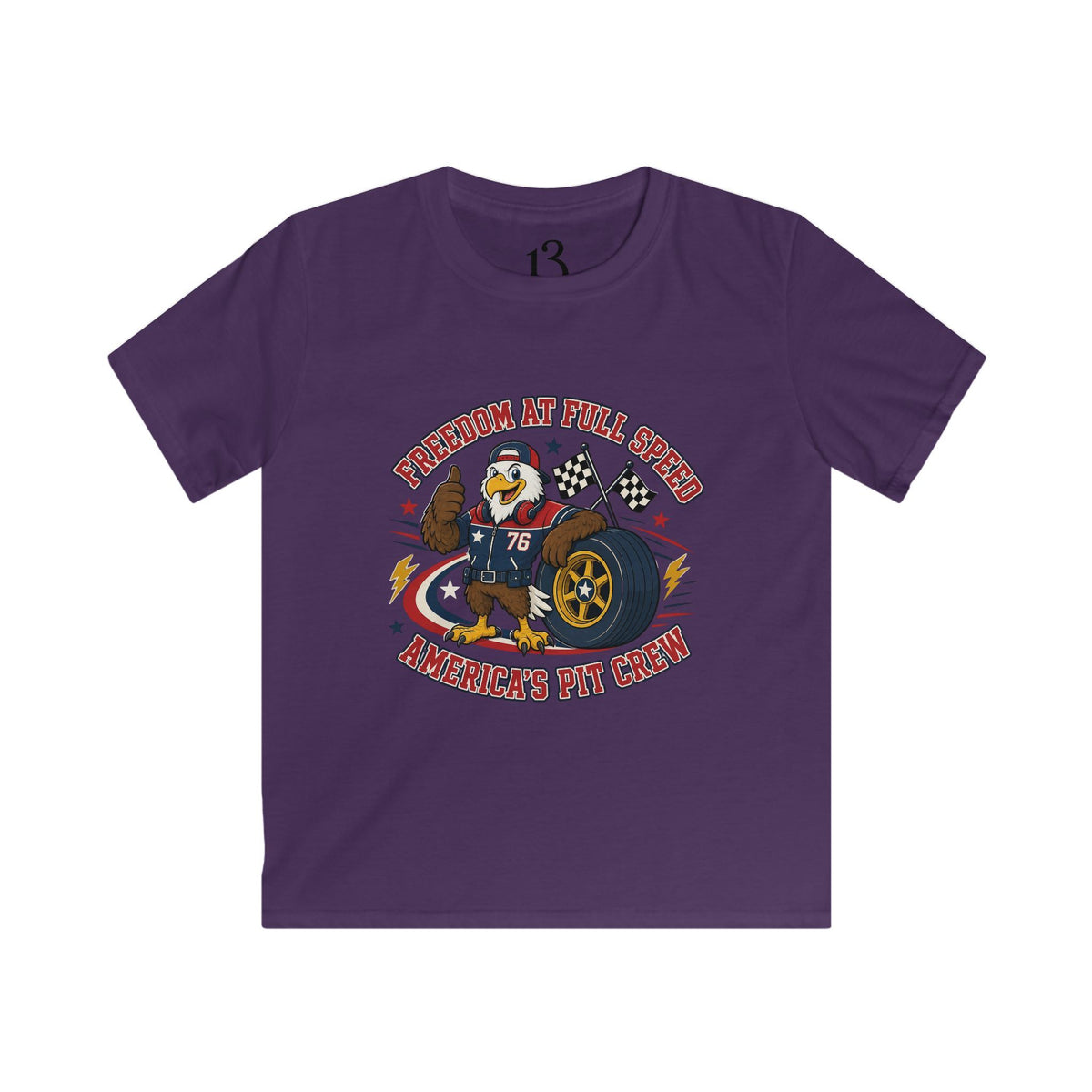 Kids T‑Shirt – 'Champion Pit Crew' Graphic Tee for Boys & Girls