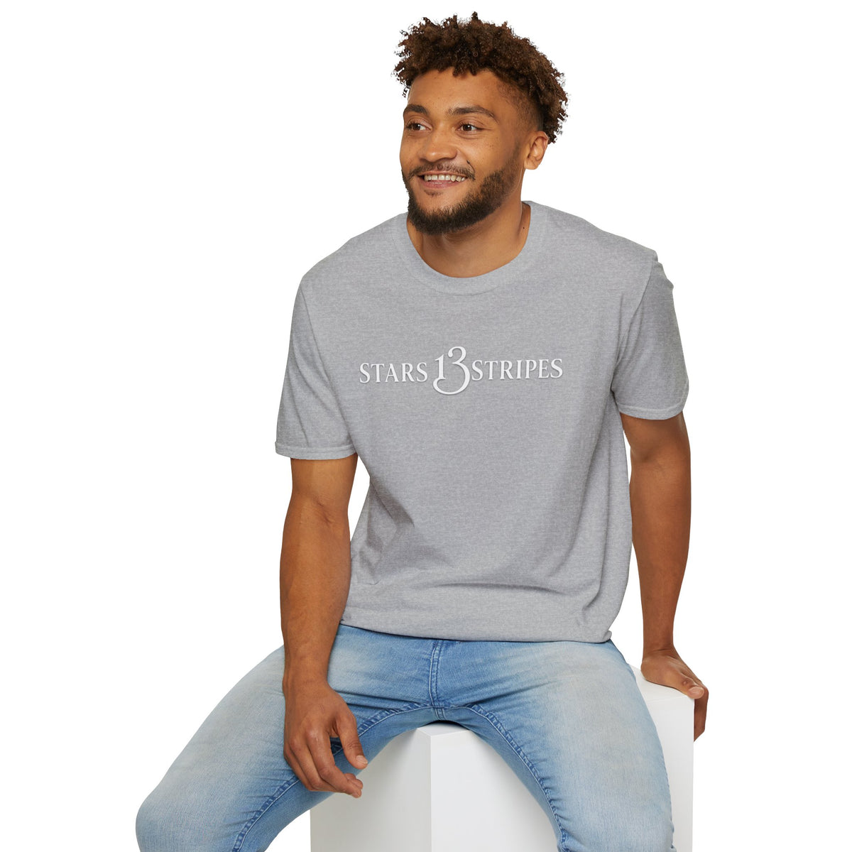 "We The People" Stars13stripeS Embossed T-Shirt