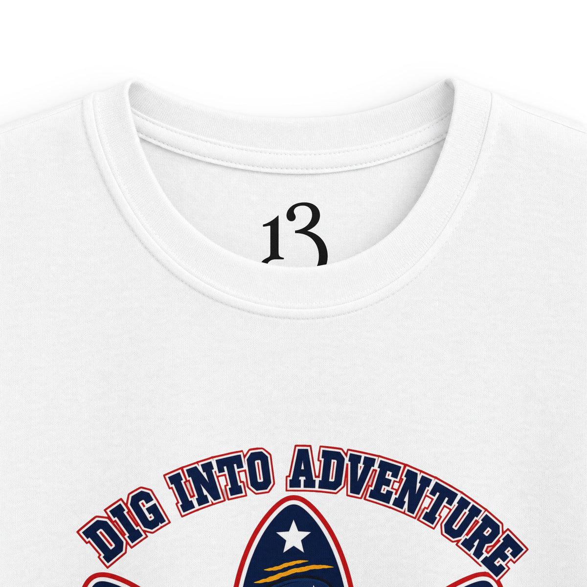 Kids T-Shirt - "Dig Into Adventure: Discover America" Patriotic Eagle Tee