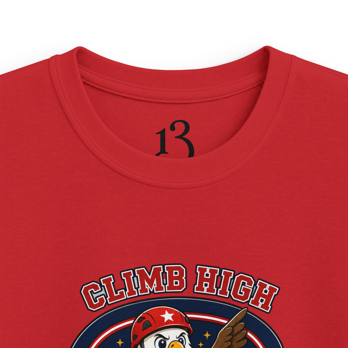 Kids T-Shirt – “Climb High, Dream Big” Adventure Graphic Tee