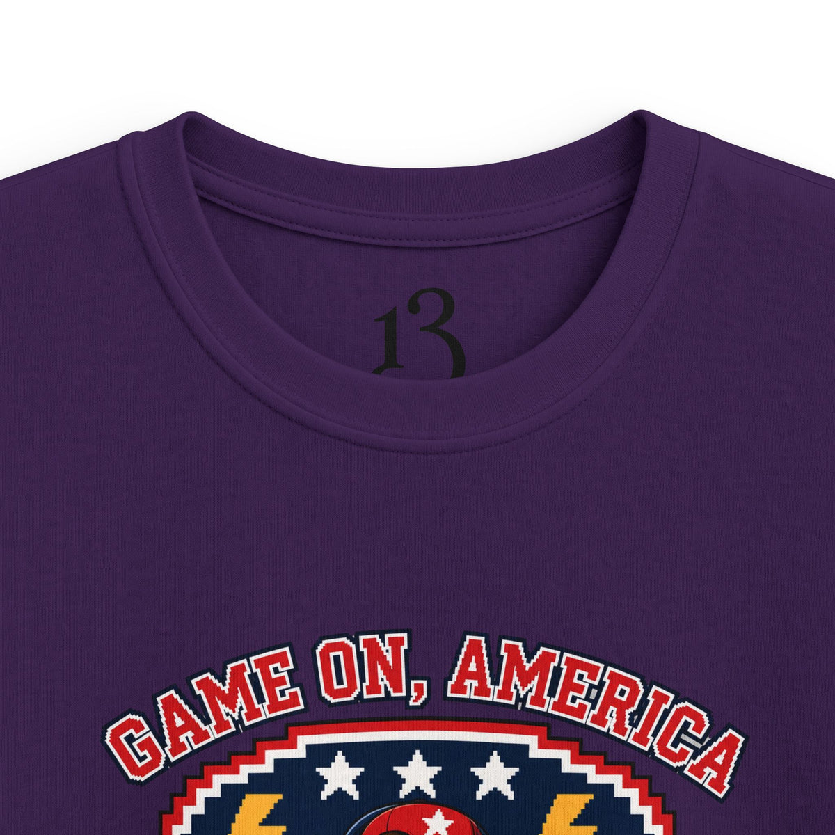 Kids Tee — 'Game On, America' Eagle Arcade Graphic Shirt