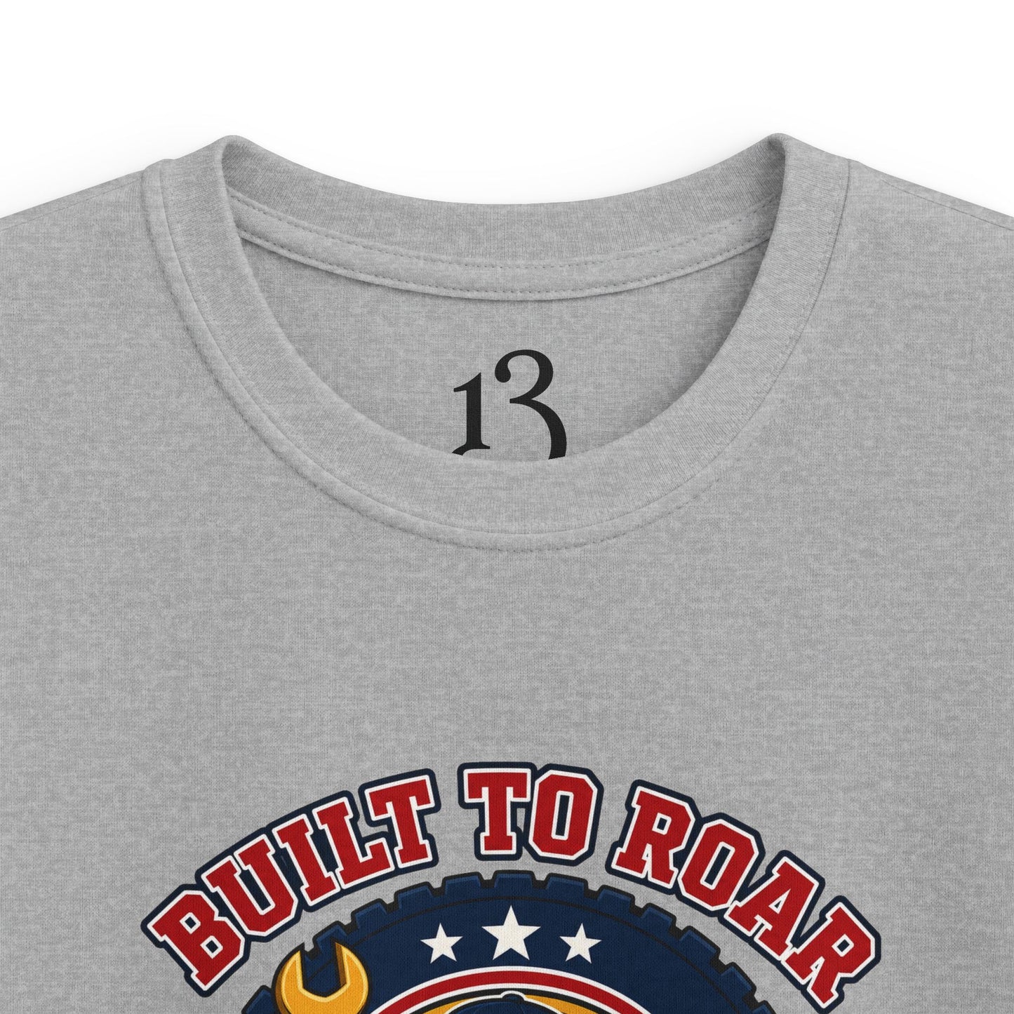 Kids Tee — "Born to Roar" USA Gator Crew Patriotic Cartoon T-Shirt