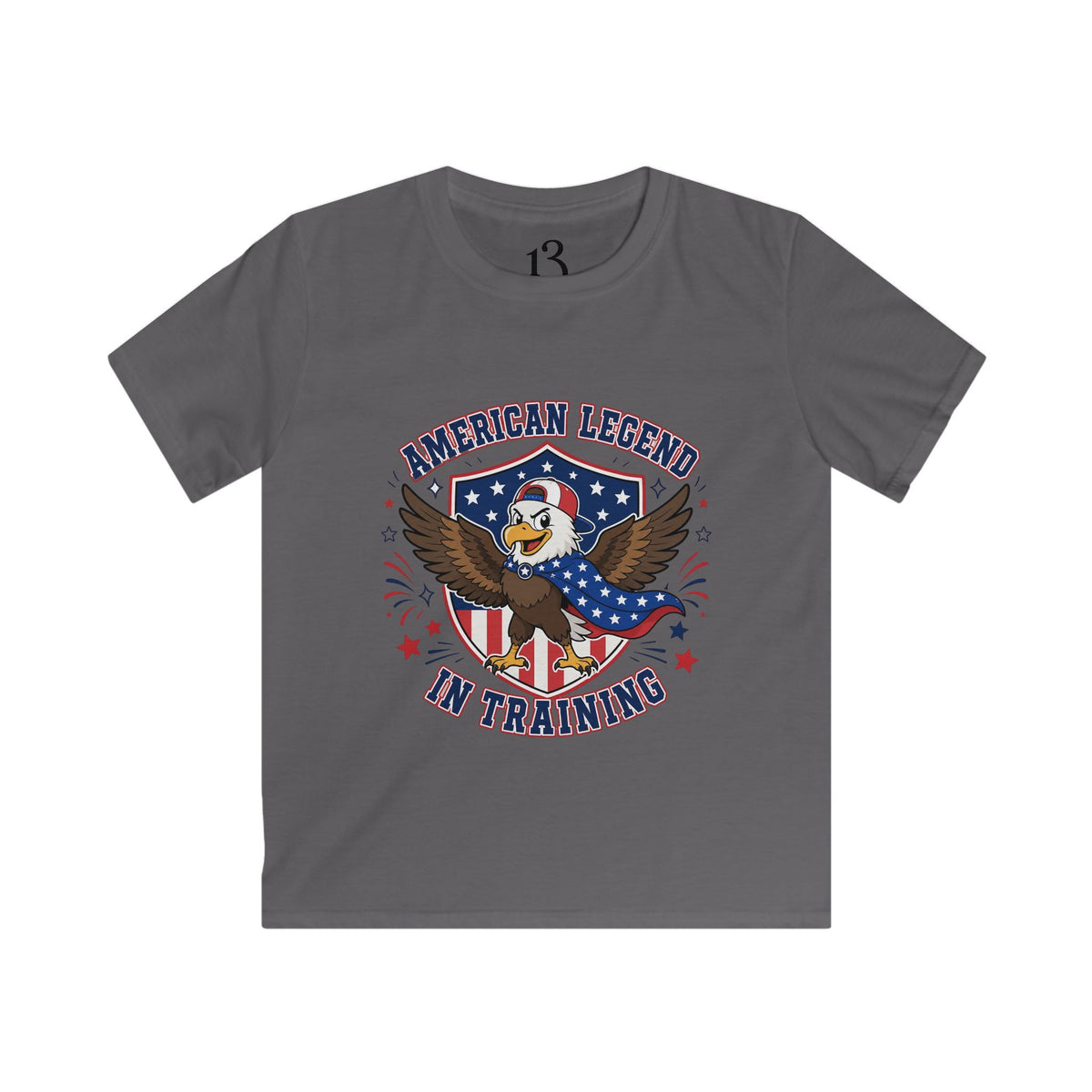 Kids T‑Shirt – "American Legend in Training" Patriotic Eagle Tee