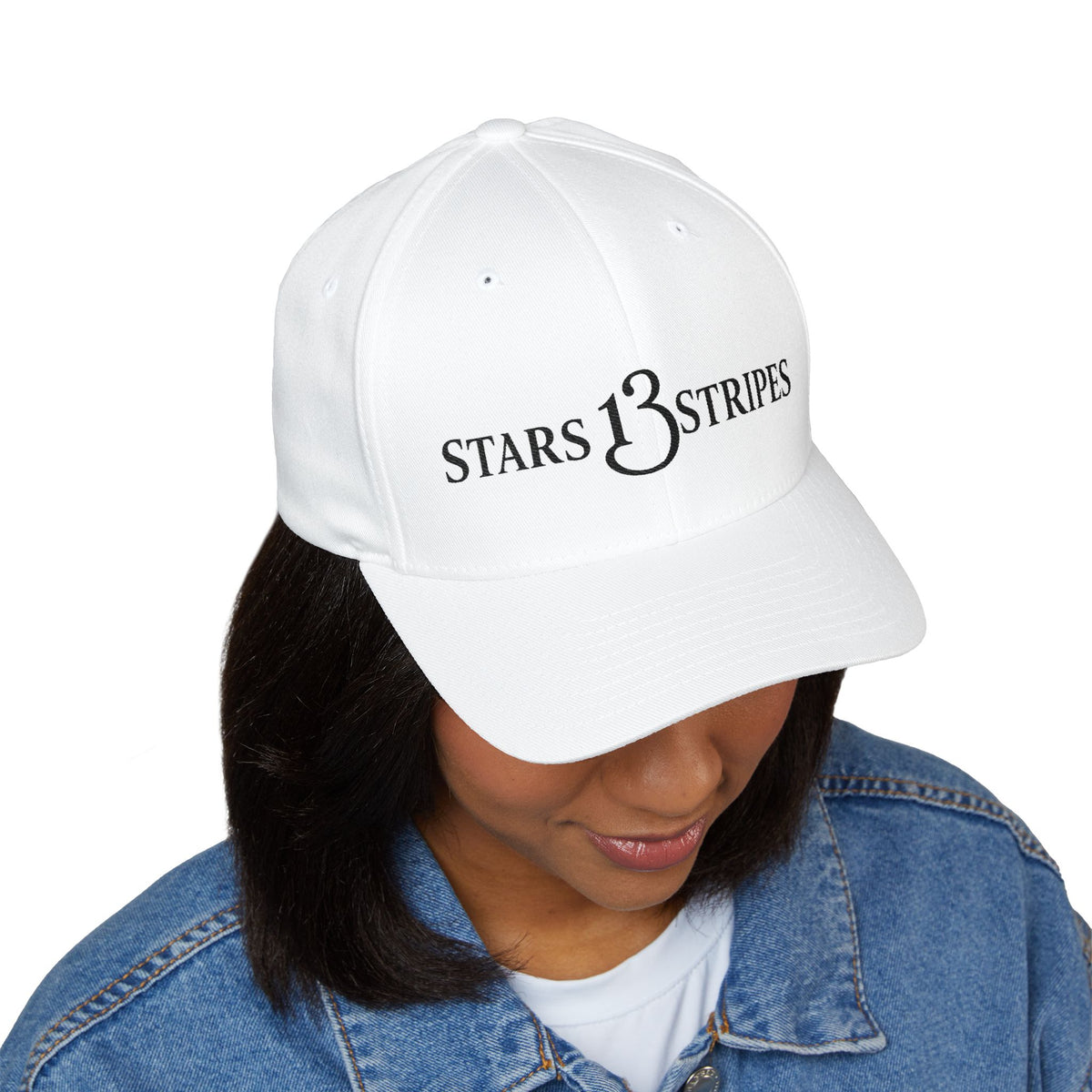 Stars13stripeS Closed-Back Structured Cap (Embroidery)