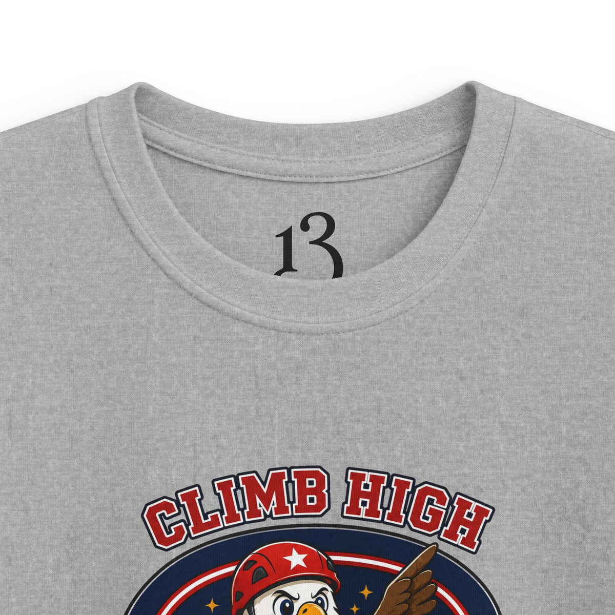 Kids T-Shirt – “Climb High, Dream Big” Adventure Graphic Tee