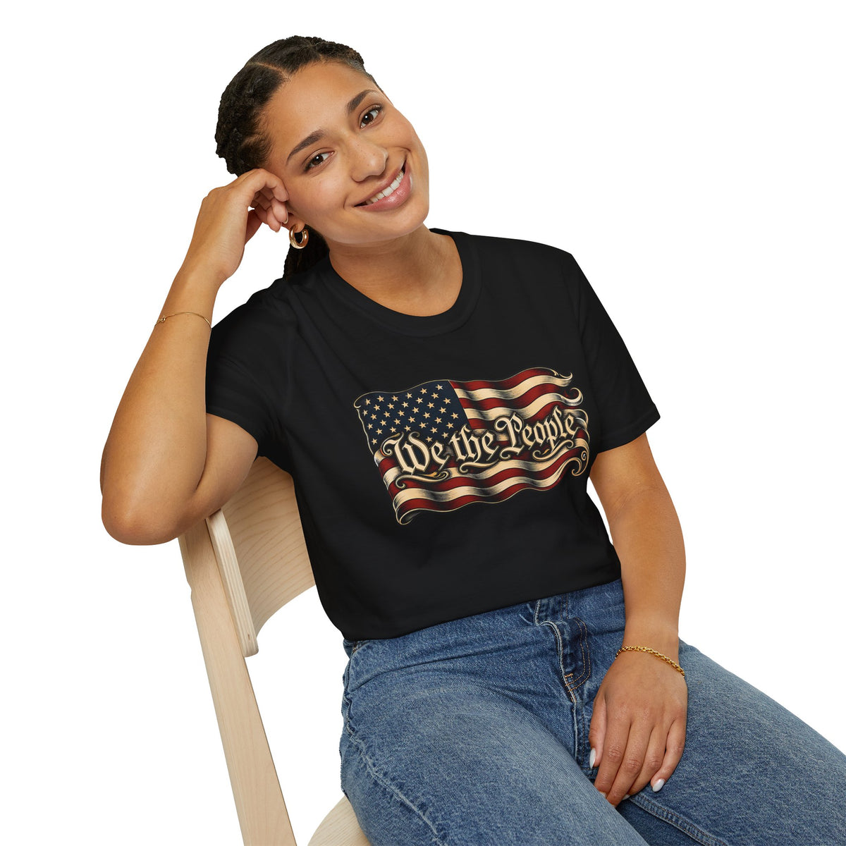 We the People American Flag T‑Shirt