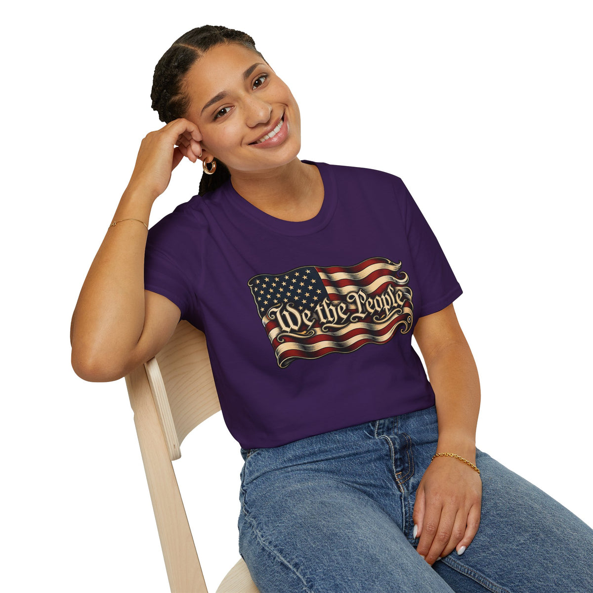 We the People American Flag T‑Shirt