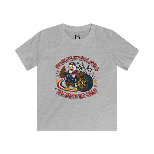 Kids T‑Shirt – 'Champion Pit Crew' Graphic Tee for Boys & Girls