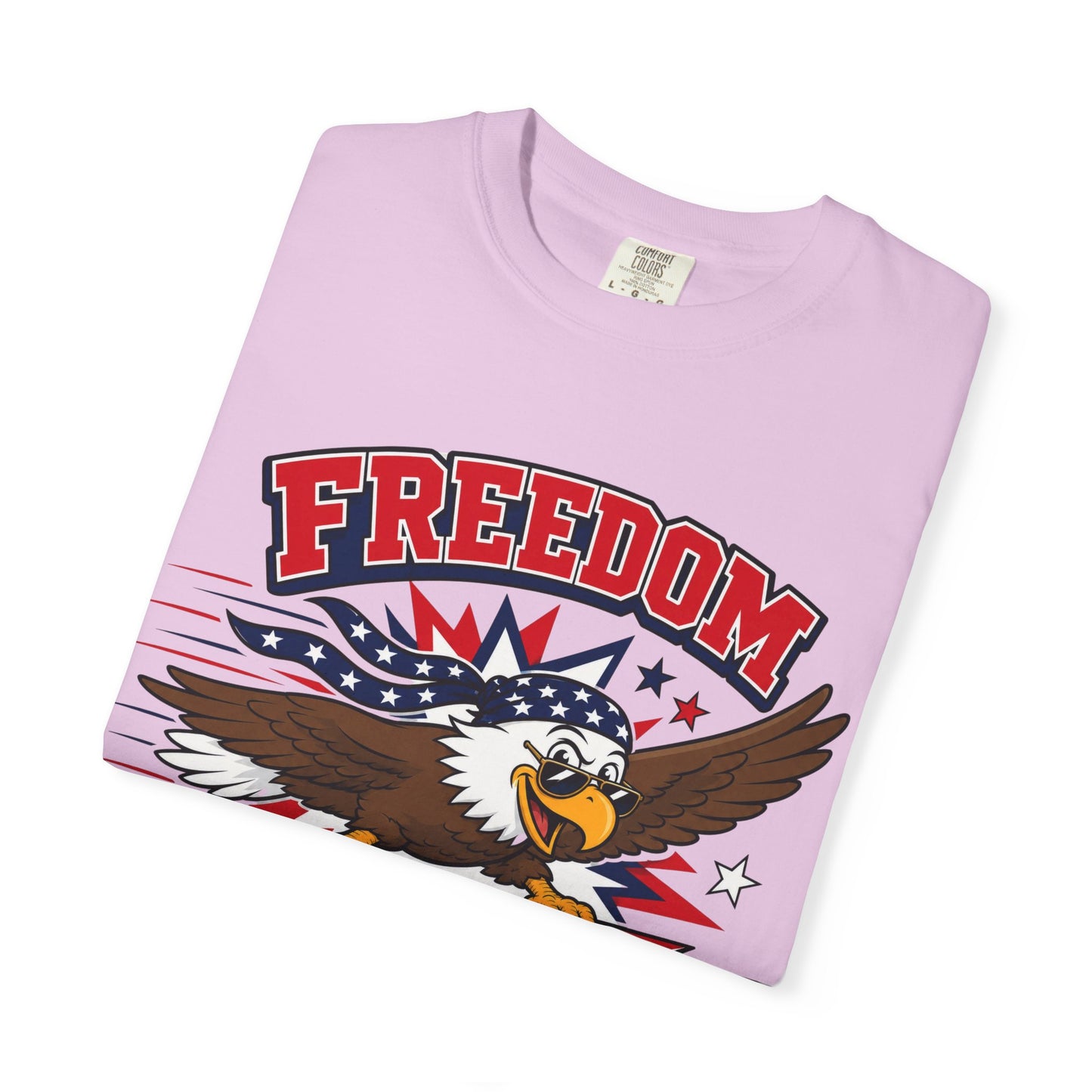 Freedom Flies Fast T-Shirt — Patriotic Eagle Graphic Tee